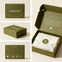 Boîte d'emballage écologique personnalisée pour cadeaux, artisanat, expédition, boîte en carton ondulé pour envoi postal