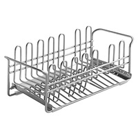 Étagère de séchage pour évier de cuisine de bonne qualité, anti-rouille, en acier inoxydable 304, porte-éponge