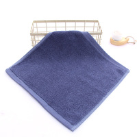 Plain White Grey Cotton Square Wash Towels Stain Removing Cloths for Nail Technician Salon Manicure Workstation