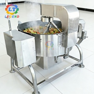 Wok de Hierro Fundido de 150L con Rotación Automática, Calentamiento a Gas, Mezclador Planetario, <span class=keywords><strong>Olla</strong></span> Extraíble - Product Image 2