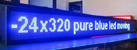 Modul Layar LED Bergulir Shenzhen Meiyad P10 Merah/Hijau/Biru/Putih/Kuning Tunggal