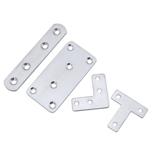 Plaque de connexion en acier inoxydable en forme de T pour bois, support d'<span class=keywords><strong>angle</strong></span> pour meubles, cadre de porte, cadre de fenêtre, profilé en L, pièce droite en T - Product Image 5