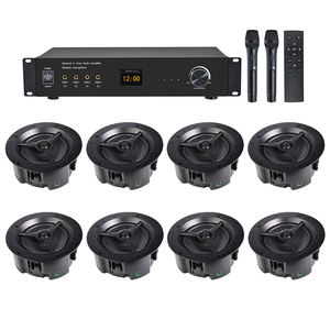 Cloudyx CL-4 Mini Amplificador de Potencia de Aluminio de 16 Canales |   Sistema de Cine en Casa de 200W con APTX-HD HiFi, USB/AirPlay/<span class=keywords><strong>Spotify</strong></span>/Tidal para Toda la Casa - Product Image 2