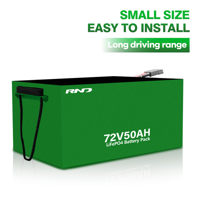 RND Grade a 72V 50Ah LiFePO4 LFP Battery 2000 Cycles 3 Year Warranty IP65 3500W for Electric Scooter E Bike