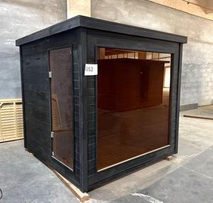 Canadese Hemlock En Redwood Custom Thuis Elektrisch Fornuis Verwarmd Saunaruimte 2-4 Personen Met Bluetooth Speakers - Product Image 5