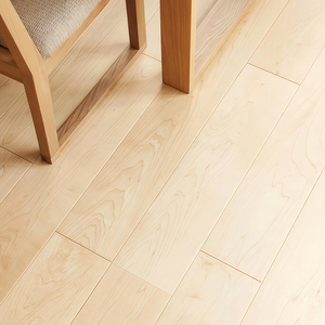 Eco Friendly Maple Hardwood Timber Floor Board Scratch Resistant UV Coated <b>Engineered</b> Solid Wood <b>Flooring</b> for Indoor Project - Product Image 1