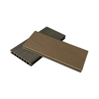 WPC terrasse pour usage extérieur anti-dérapant étanche clic Installation noyer teck bois Grain Surface forme carrée jardin parc