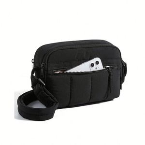 Bolsa de Felpa Suave de Alta Calidad para Niñas, Gran Capacidad, Estilo Bandolera, Cierre de Cremallera, Moderna, de Nailon - Product Image 2