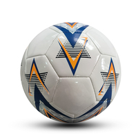 Ballon de football en PU taille 5, couture à la machine, logo personnalisé, vente en gros, cadeau