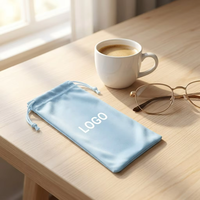 Sac à lunettes de soleil, logo personnalisé imprimé, lunettes de soleil bon marché, tissu doux en microfibre, pochette d'emballage