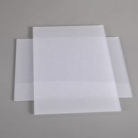 Feuilles de diffuseur de lumière en polycarbonate PC flexible en plastique givré LED opale de 1 mm 1,5 mm, panneau de film diffuseur de lumière LED