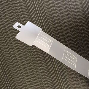 Display Hanging <b>Strips</b> for Supermarkets Made of <b>Plastic</b> PP Transparent Double-sided with 6 Hooks Length 38.5cm - Product Image 6