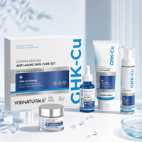 Sérum Peptidique au Cuivre GHK-Cu 1% Marque Blanche, Sérum Anti-Âge Polyvalent pour Visage, Cou et Cuir Chevelu, Lisse les Ridules et Améliore l'Éclat de la Peau