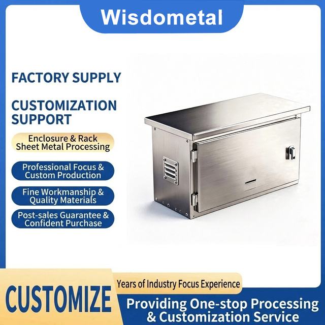 Custom Laser Cut Stainless Steel Box Fabrication Service for Battery Storage Enclosure & Electric Cabinet Housing ISO9001 304