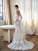 Nouvelle Robe de Mariée Sirène 2026 à Col Halter avec Perles et Dentelle