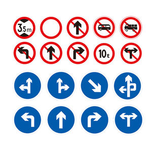 لوحة تحذير السلامة في الطرق عاكسة مخصصة من الألومنيوم بسعر المصنع لافتة مرور - Product Image 5