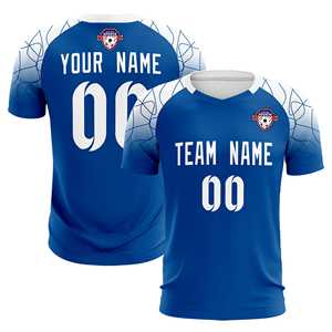 Ensembles d'entraînement de football classiques bleu marine personnalisés pour adultes/enfants - Product Image 1