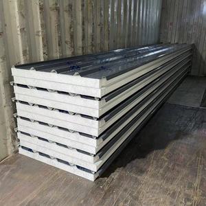 <span class=keywords><strong>Isolation</strong></span> personnalisée de 75mm Panneaux métalliques ignifuges en <span class=keywords><strong>polyuréthane</strong></span> XPS/laine de roche Panneau mural sandwich en <span class=keywords><strong>mousse</strong></span> pour l'extérieur de la maison - Product Image 2