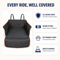 Housse de siège pliable imperméable pour chien et chat, tapis de coffre de SUV, protection pour animaux de compagnie, ajustement universel