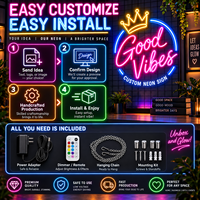 Enseigne néon personnalisée, lumière LED néon sur mesure pour décoration murale, logo d'entreprise, mariage, fête, chambre, bar, boutique