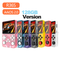 Console de jeu portable R36S rétro avec écran IPS de 3,5 pouces, système Linux open source, 64 Go, plus de 15 000 jeux vidéo de poche, lecteur VS RGB20S