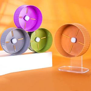 Ruedas de Ejercicio Silenciosas para Hámsteres, Accesorios para Hámsteres de Tamaño Pequeño y Grande, Altura Ajustable, Personalizadas de Fábrica - Product Image 2