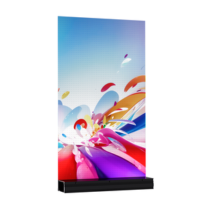 Affichage LED transparent P6.25 auto-adhésif pour la publicité sur les vitrines de magasins en intérieur - Product Image 1