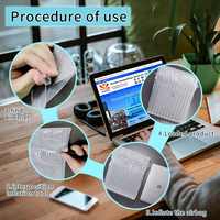 Film de protection Hongdali pour ordinateur portable et sac à bulles à colonnes d'air gonflable en matériau PA+PE, épaisseur 60um-100um