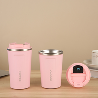 Vaso Térmico de Acero Inoxidable 304 Ecológico de Gran Capacidad con Pantalla Digital de Temperatura, Diseño Moderno y Minimalista
