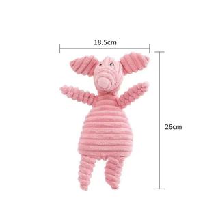 Jouet à mâcher interactif personnalisable en forme d'animal mignon pour chien, jouet en peluche durable pour animaux de compagnie, jouet à mâcher résistant aux morsures pour nettoyer les dents - Product Image 3