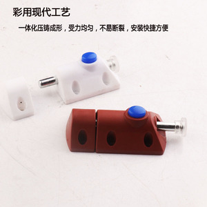 <b>Plastic</b> Spring Latch Door Catch Cabinet <b>Window</b> Furniture Hardware Easy Installation Minimalist Design - Product Image 4