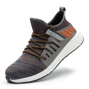 Chaussures de sécurité tendance à prix réduit, avec embout en acier, respirantes et confortables, résistantes à l'usure, légères, pour hommes, pour le travail - Product Image 1