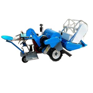 Mini Moissonneuse-batteuse 15 CV à transmission par engrenages pour riz et céréales, multifonctionnelle, bleue - Product Image 5