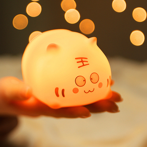 ซิลิโคนเสือน่ารักราคาไม่แพงของขวัญคริสต์มาสสำหรับเด็กสหายวันวาเลนไทน์ของเล่นไฟกลางคืน - Product Image 2