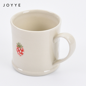 Tasse Joyye en céramique, ensemble de tasses <span class=keywords><strong>à</strong></span> la main peint <span class=keywords><strong>à</strong></span> la main en relief de fraise, pour cadeau, <span class=keywords><strong>à</strong></span> <span class=keywords><strong>vendre</strong></span>, 8 pièces - Product Image 2