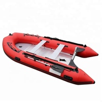 Bateau de pêche sportive gonflable Himax Boat HM-E430 pour 8 personnes, PVC/HYPALON, stable et durable pour les activités nautiques en plein air