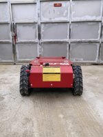 Desbrozadora de gasolina de 7HP con control remoto ZYB de 50cm para pendientes pronunciadas y césped alto, cortacésped RC