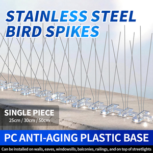 <span class=keywords><strong>Alambre</strong></span> de Acero Galvanizado Antipalomas, Repelente Magnético para Pájaros, Espinas - Product Image 2