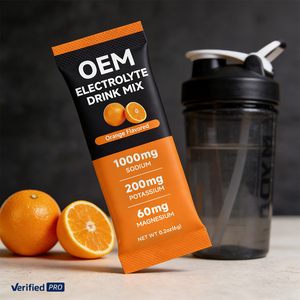 Poudre d'électrolytes Keto pour boisson hydratante sportive au goût naturel d'orange, complément alimentaire OEM pour la santé et l'hydratation - Product Image 3