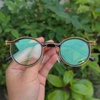 2025 lunettes de créateur pur titane lunettes plein cadre style rétro rond parasol lunettes unies style élégant rétro
