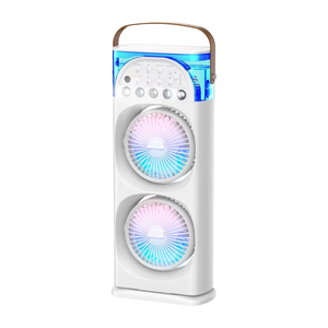 Ventilateur Climatiseur Portable Mini de Bureau, Rafraîchisseur d'Espace Personnel à 3 Vitesses avec Brume d'Eau, pour Maison et Bureau, Électrique/à Piles - Product Image 1