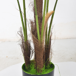 Palma Artificiale Grande Verde per Decorazione <span class=keywords><strong>Soggiorno</strong></span>, Pianta Artificiale di Lusso in PE - Product Image 2