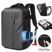 Mochila de Viaje Impermeable Antirrobo con Compresión Automática de un Toque, Gran Capacidad, Puerto USB, Se Acepta Logotipo Personalizado