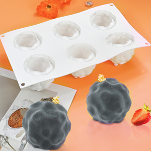 6 cavità luna 3D stampo in Silicone piccolo principe pianeta <span class=keywords><strong>pasticceria</strong></span> francese strumento di formatura per la creazione di torta Mousse - Product Image 5