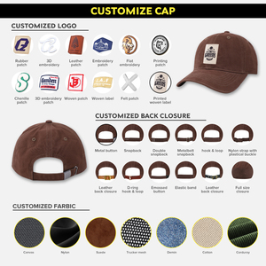 Baseballkappe mit individuellem Logo, abgenutztem Rand und zweifarbiger 3D-Puff-Stickerei für urbane Vintage-Streetwear-Marken - Product Image 4