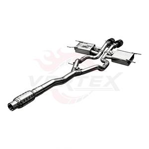 Échappement Catback à soupapes en acier inoxydable Vortex pour Jaguar F-Type 3.0 V6 avec silencieux latéraux doubles et système de sorties centrales doubles - Product Image 2