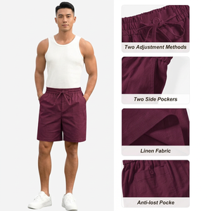 <b>Mens</b> Athletic Training <b>Shorts</b> High Waist Breathable Quick Dry Eco-Friendly Spandex/Cotton <b>Lightweight</b> Flexible Fit Gym Workout - Product Image 6