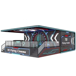 Équipement de cinéma <span class=keywords><strong>VR</strong></span> 9D à écran incurvé pour parcs d'attractions et centres commerciaux, affichage 3D sans lunettes, en PVC - Product Image 3