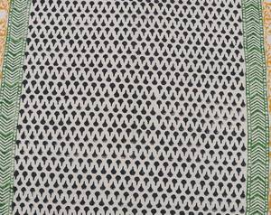 Tapis en coton de style bohème indien, tapis fait main imprimé à la main, tapis de sol, décoration intérieure - Product Image 3