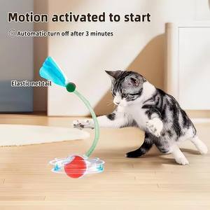 Juguete Interactivo Eléctrico para Gatos Smart Speedy Tail Cat Ball, Activación Táctil, Juguetes Divertidos para Gatos - Product Image 2